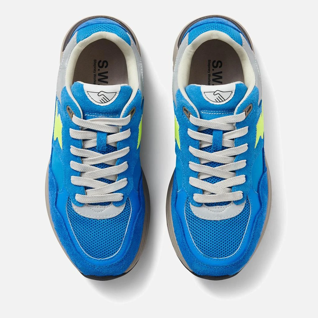 商品Stepney Workers Club|Men's Amiel S-Strike Leather Trainers,价格¥588,第3张图片详细描述