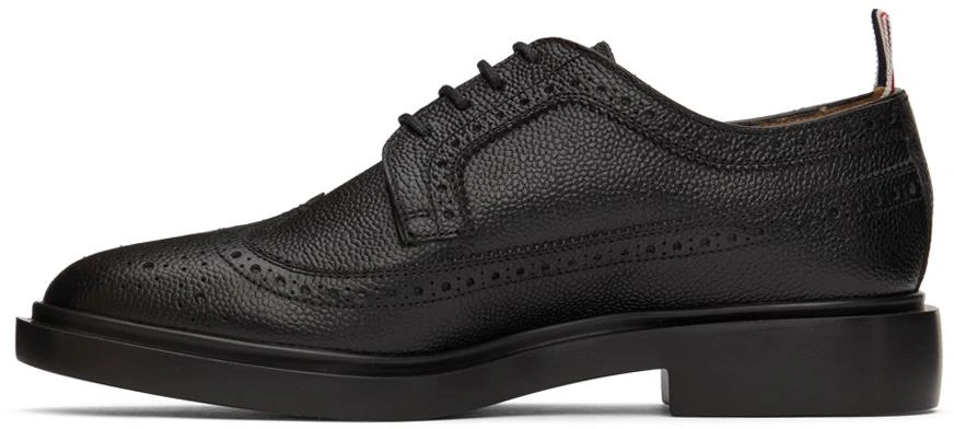 商品Thom Browne|黑色长翼布洛克鞋,价格¥8713,第3张图片详细描述
