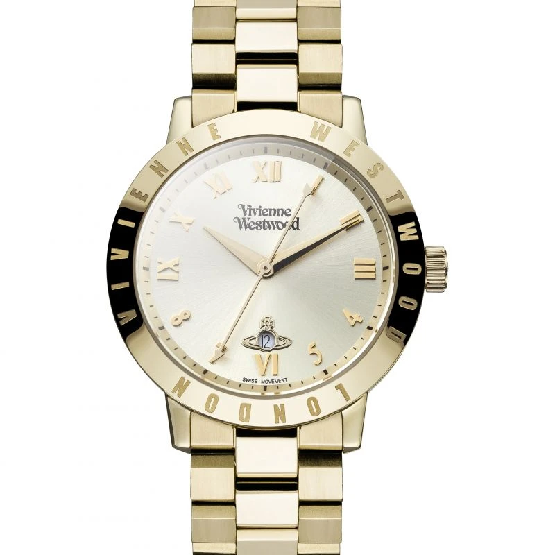 商品Vivienne Westwood|Ladies Vivienne Westwood Bloomsbury Watch VV152GDGD,价格¥1956,第1张图片