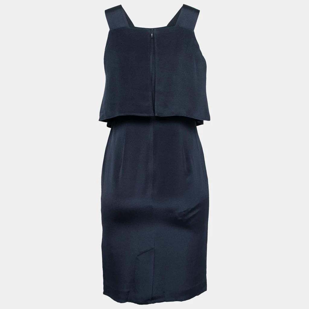 商品[二手商品] Theory|Theory Uniform Blue Silk Ruffled Overlay Landale B Dress XS,价格¥1184,第2张图片详细描述