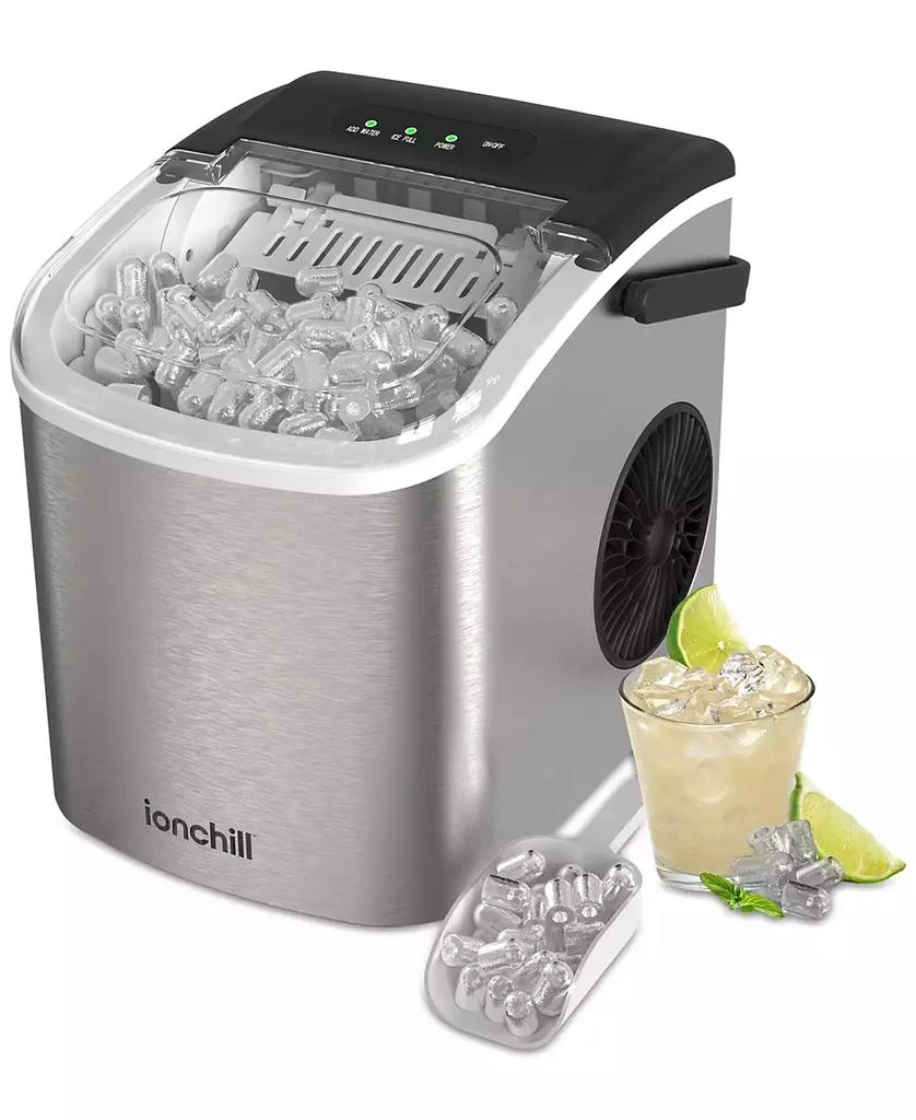 商品Tzumi|ionchill QuickCube Bullet Portable Countertop Ice Maker,价格¥1541,第1张图片