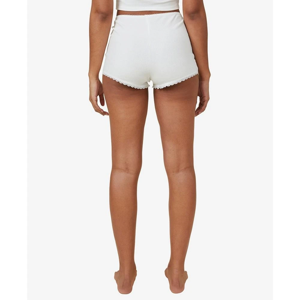 商品Cotton On|Women's Rib Lace Shorts,价格¥187,第2张图片详细描述