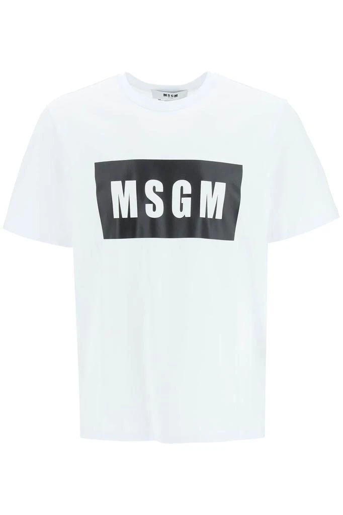 商品MSGM|Msgm logo box t-shirt,价格¥574,第1张图片