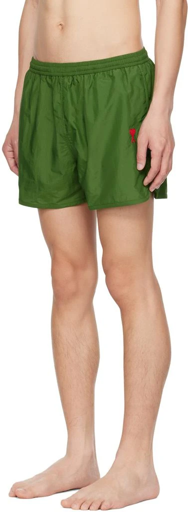 商品AMI|Green Ami de Cœur Swim Shorts,价格¥1770,第4张图片详细描述