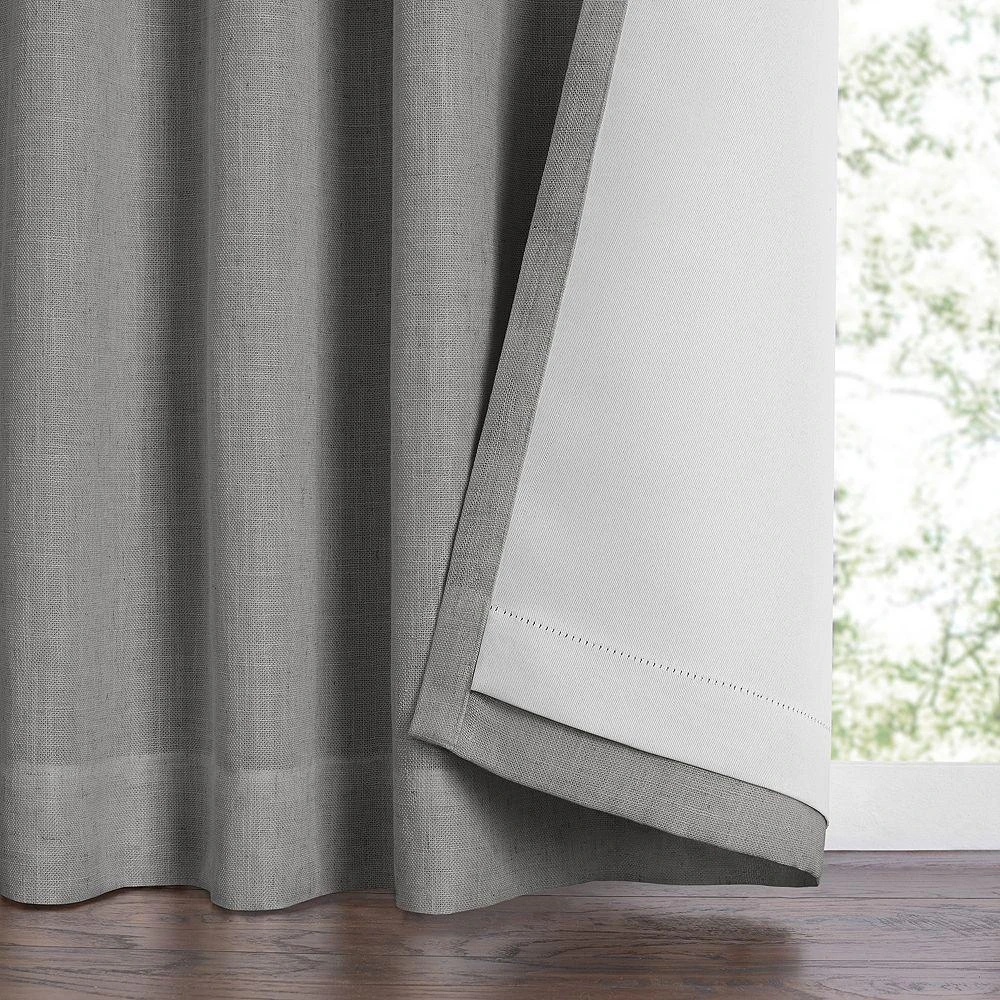 Harrow Solid Texture Blackout Window Curtain Panel, 52" x 84" 商品