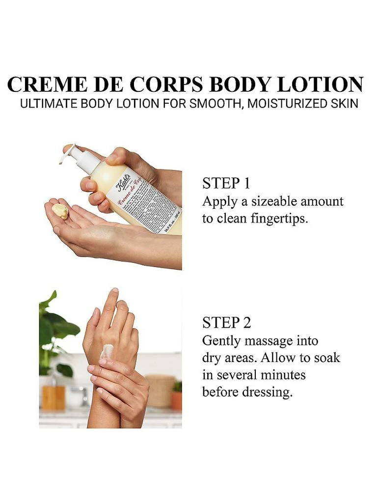 商品Kiehl's|Creme de Corps Body Lotion Refillable Pouch,价格¥690,第5张图片详细描述