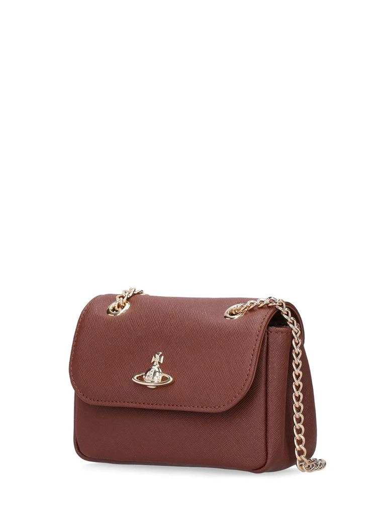 商品Vivienne Westwood|Small Saffiano Leather Shoulder Bag,价格¥2088,第3张图片详细描述