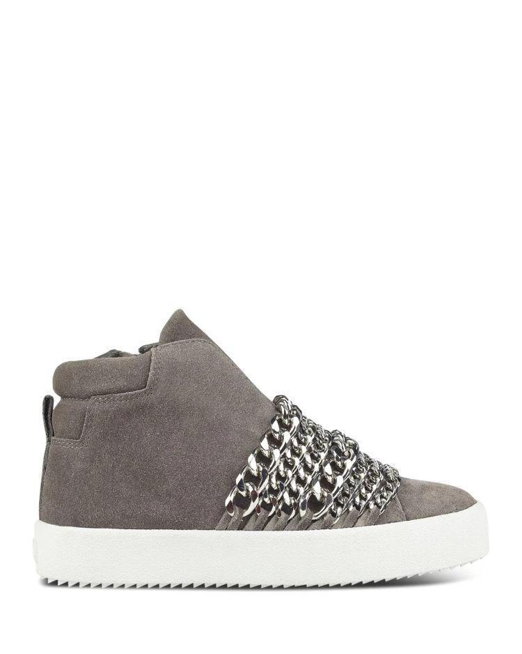 商品KENDALL and KYLIE|Women's Duke Suede & Chain Trim Sneakers,价格¥933,第2张图片详细描述