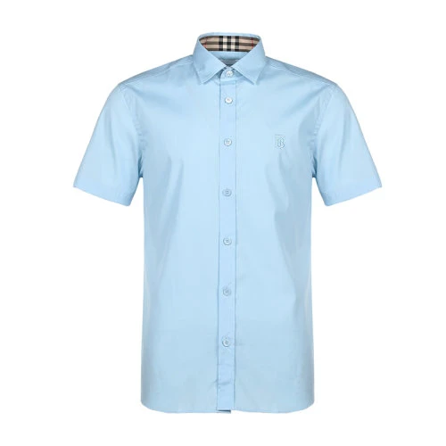 商品Burberry|BURBERRY 男浅蓝色男士衬衫 8032312,价格¥1696,第1张图片