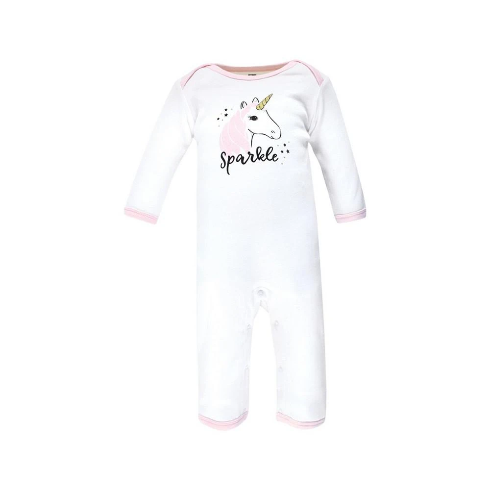 商品Hudson|Baby Girls Cotton Coveralls, Pack of 3,价格¥166,第3张图片详细描述