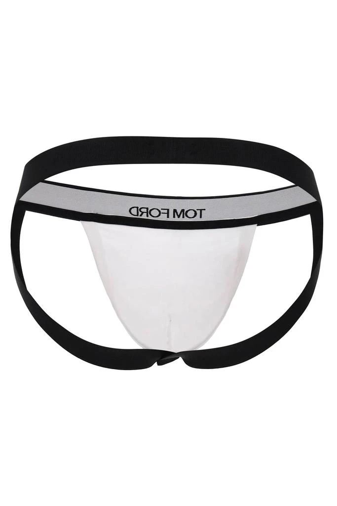 商品Tom Ford|WHITE STRETCH COTTON JOCKSTRAP,价格¥630,第3张图片详细描述