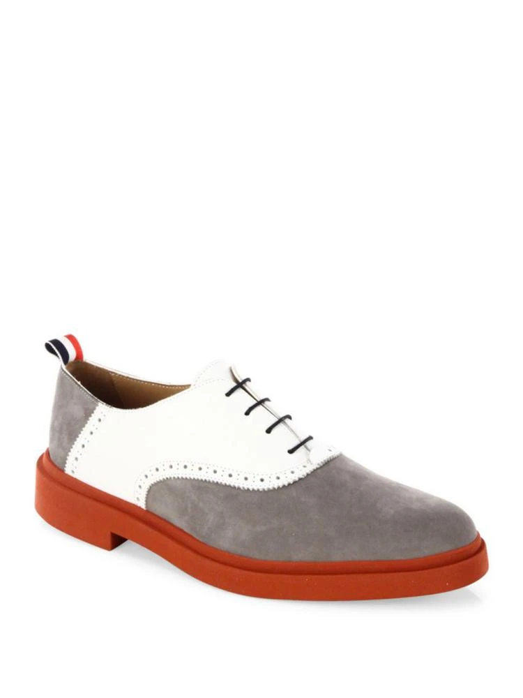 商品Thom Browne|Multicolor Nubuck & Leather Oxfords,价格¥2670,第1张图片