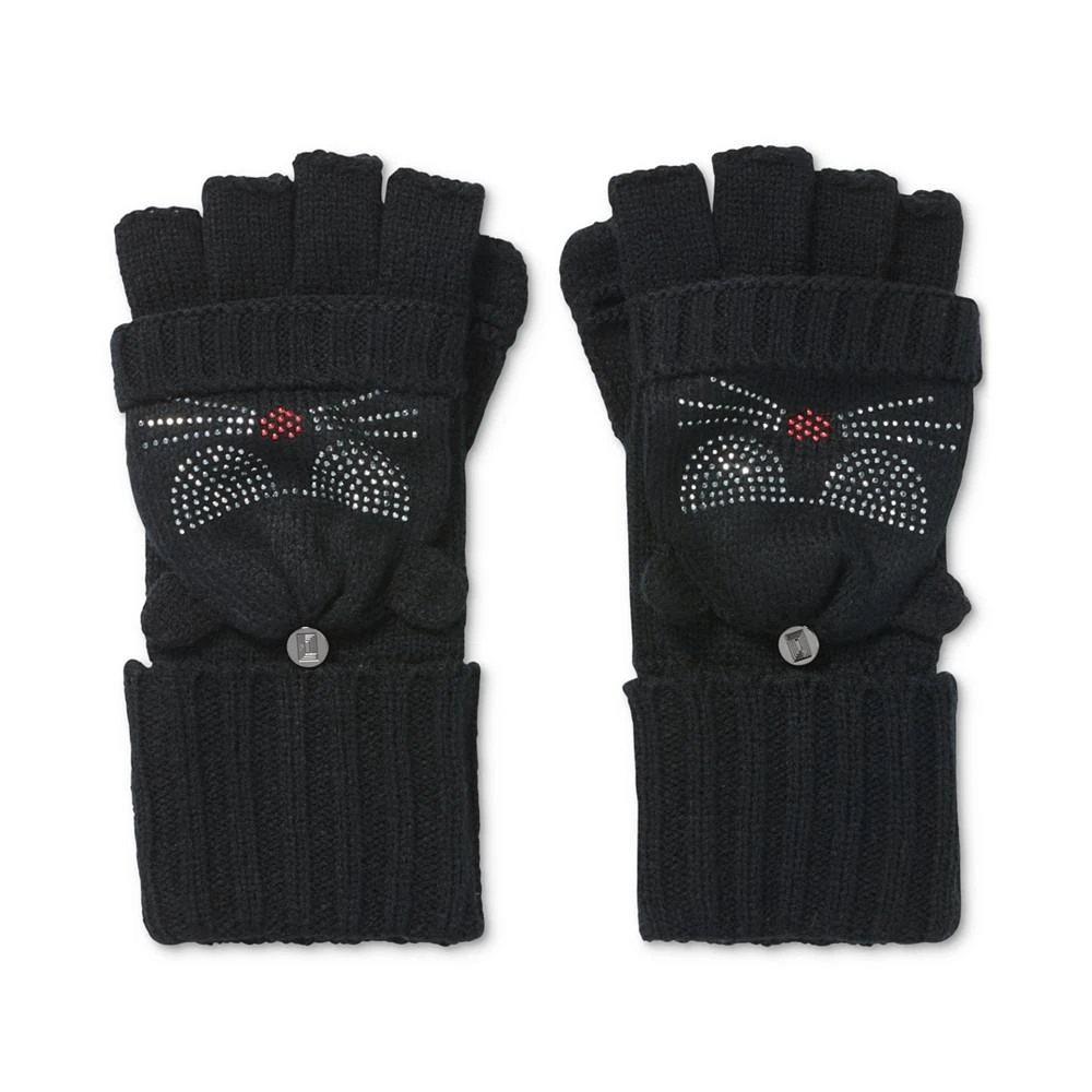 商品Karl Lagerfeld Paris|Women's Choupette & Karl Flip Top Gloves,价格¥260,第1张图片