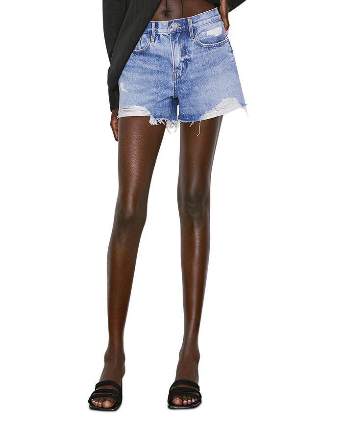 商品FRAME|Le Brigette Jean Shorts in Baines Rip,价格¥1364,第3张图片详细描述
