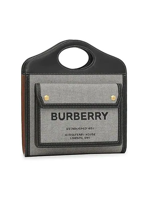 商品Burberry|Horseferry Print Pocket Tote,价格¥10869,第3张图片详细描述