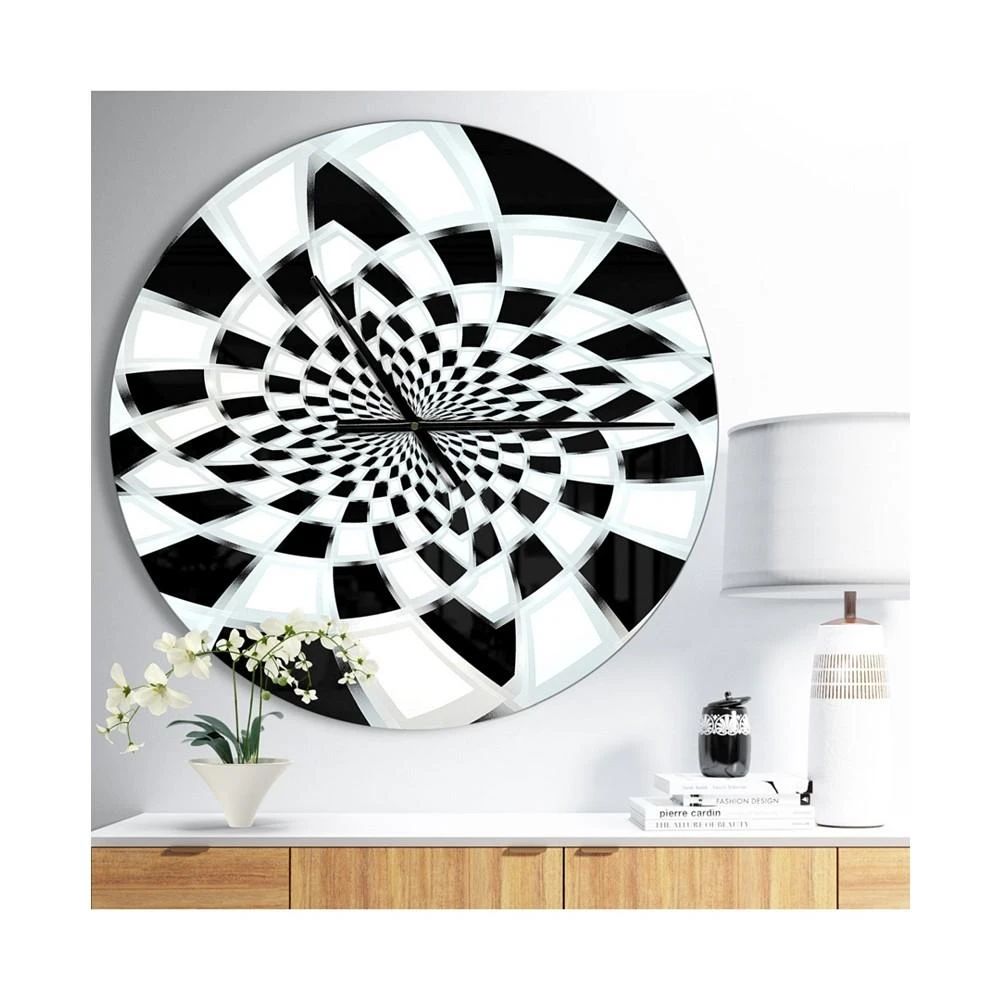商品Design Art|Designart Oversized Modern Round Metal Wall Clock,价格¥1221,第4张图片详细描述