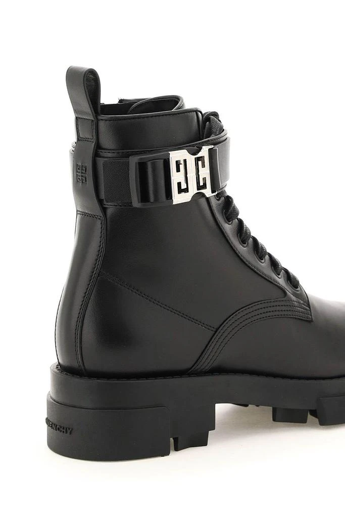 商品Givenchy|TERRA LEATHER COMBAT BOOTS,价格¥4503,第4张图片详细描述