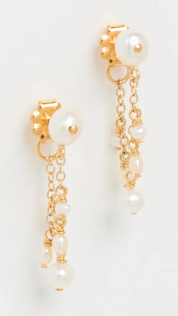 商品Chan Luu|Chan Luu Pearl Drop Earrings,价格¥702,第4张图片详细描述