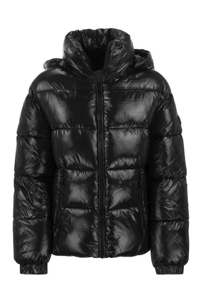 商品Michael Kors|MICHAEL KORS Hooded down jacket with glossy finish,价格¥2028,第1张图片