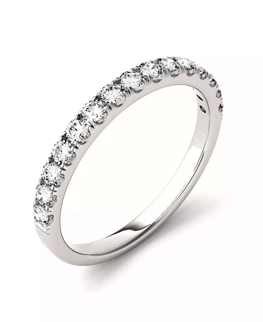 商品Charles & Colvard|Moissanite Wedding Band (3/8 ct. t.w. Diamond Equivalent) in 14k White or Yellow Gold,价格¥4039,第1张图片