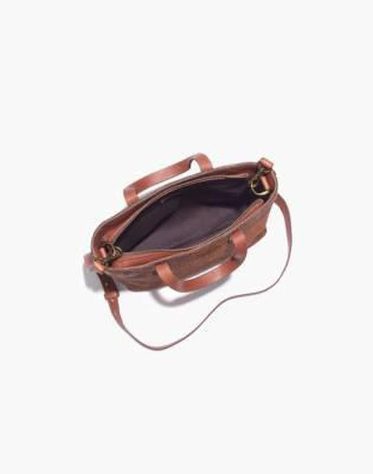 商品Madewell|The Transport in Spotted Calf Hair 拉链斜挎包,价格¥789,第3张图片详细描述