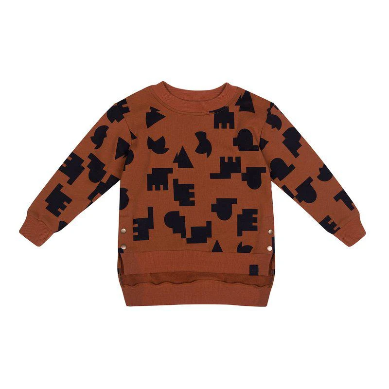 商品Omamimini|Kids Hi-Low Terry Sweatshirt,价格¥182,第1张图片