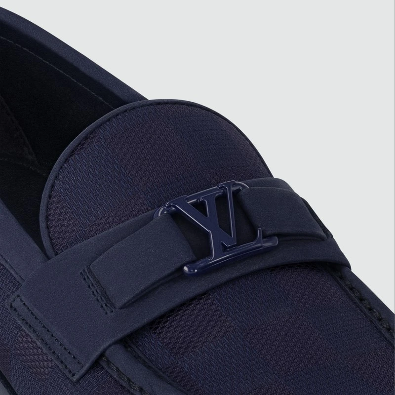 商品Louis Vuitton|【预售3-7天】LV/路易威登 男士海军蓝帆布乐福鞋,价格¥7926,第5张图片详细描述
