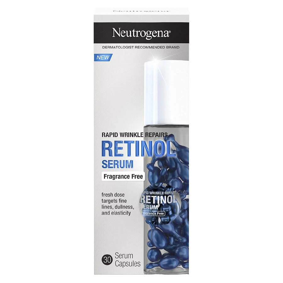 商品Neutrogena|Rapid Wrinkle Repair Retinol Face Serum Capsules,价格¥85,第1张图片