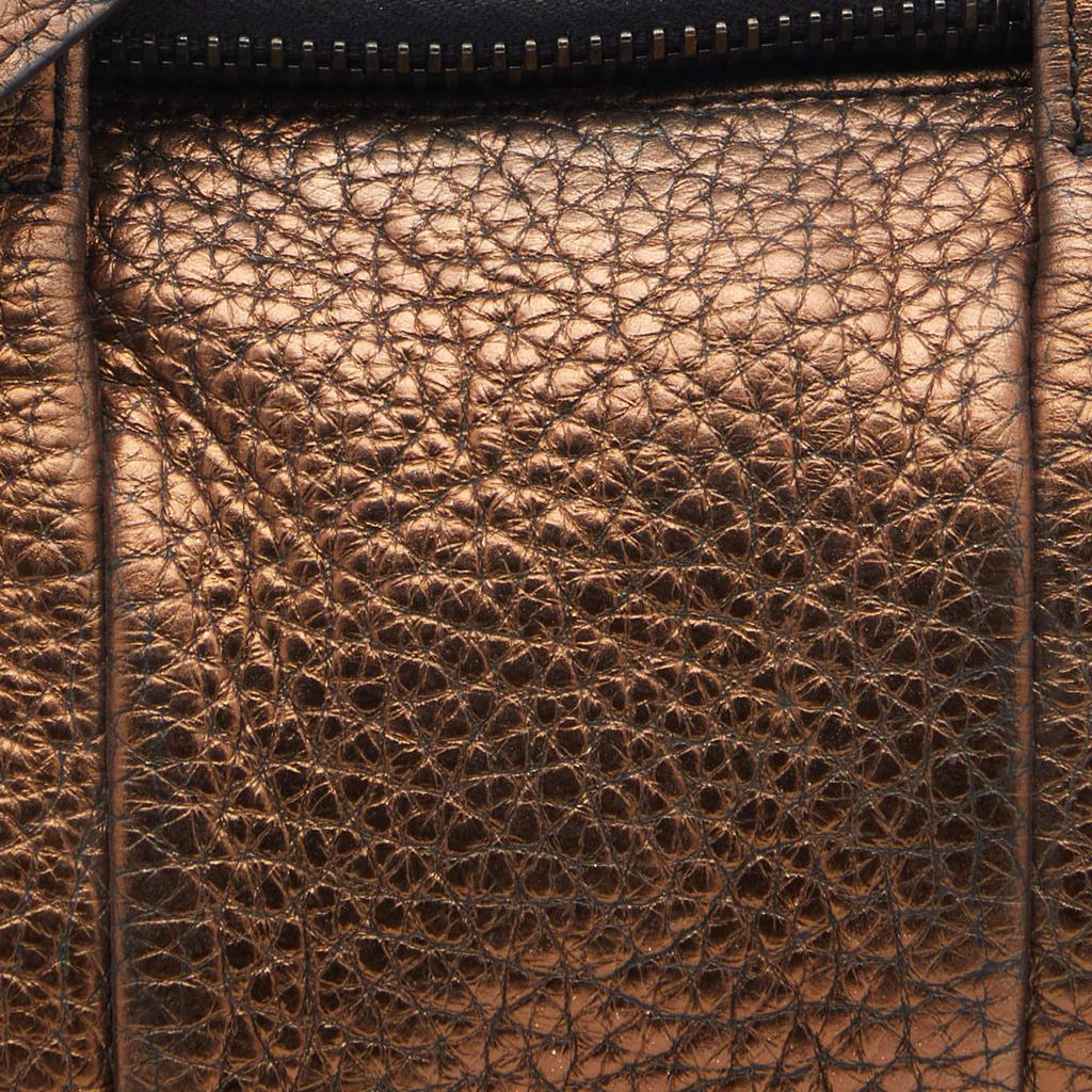 商品[二手商品] Alexander Wang|Alexander Wang Metallic Bronze Pebbled Leather Rocco Duffel Bag,价格¥955,第7张图片详细描述