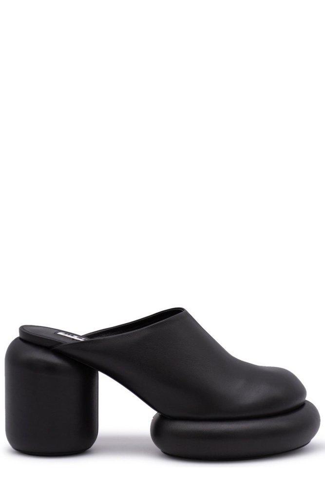 商品Jil Sander|Jil Sander Block-Heel Round-Toe Mules,价格¥2790-¥2877,第1张图片
