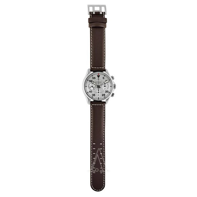 商品Hamilton|Khaki Aviation Pilot Auto Chrono 男士手表,价格¥8302,第4张图片详细描述