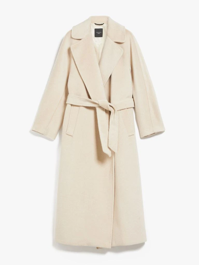 商品Weekend Max Mara|Weekend Max Mara Long Cream Coat,价格¥4119,第1张图片