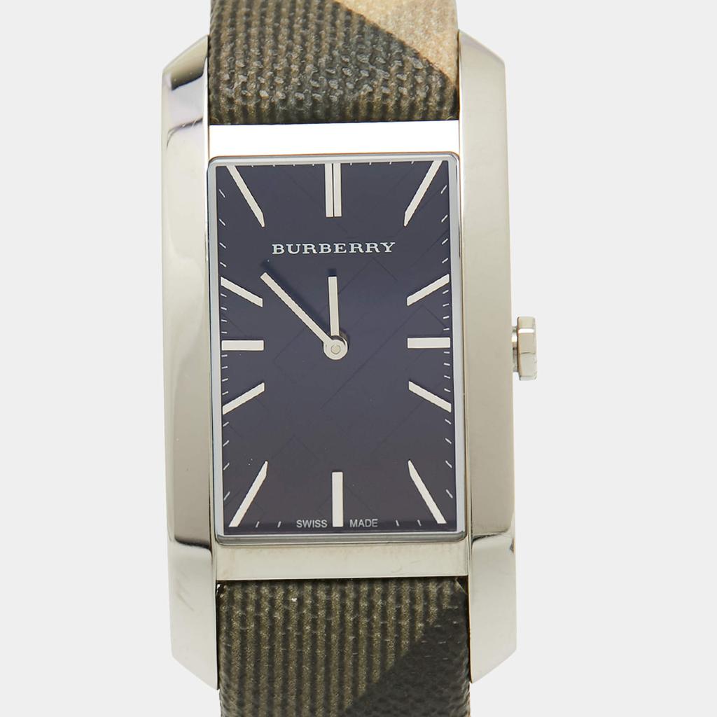 Burberry Black Stainless Steel Leather The Pioneer BU9405 Women's Wristwatch 25 mm商品第3张图片规格展示