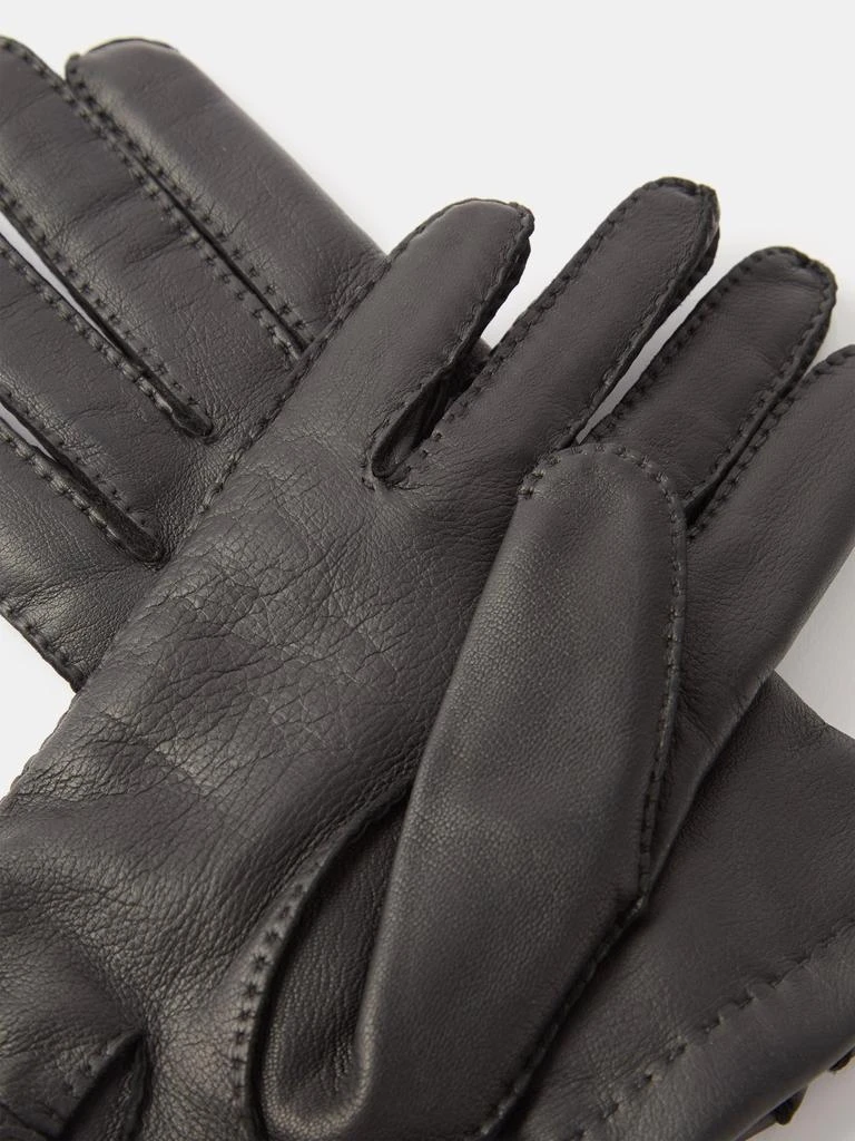 商品Dents|Rushton cashmere-lined leather gloves,价格¥1125,第4张图片详细描述