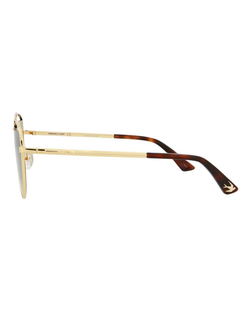 McQ Alexander McQueen Aviator-Style Metal Sunglasses商品第3张图片规格展示