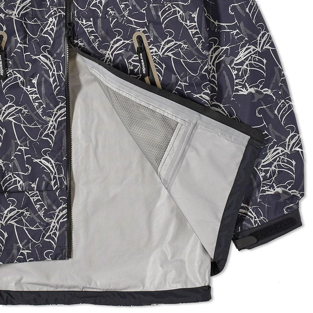 商品And Wander|and wander Reflective Printed Rain Jacket,价格¥4479,第2张图片详细描述