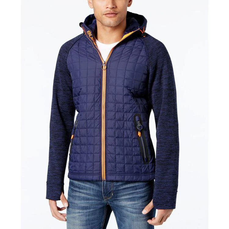 商品Superdry|Men's Mountain Quilted Hooded Jacket,价格¥424,第1张图片