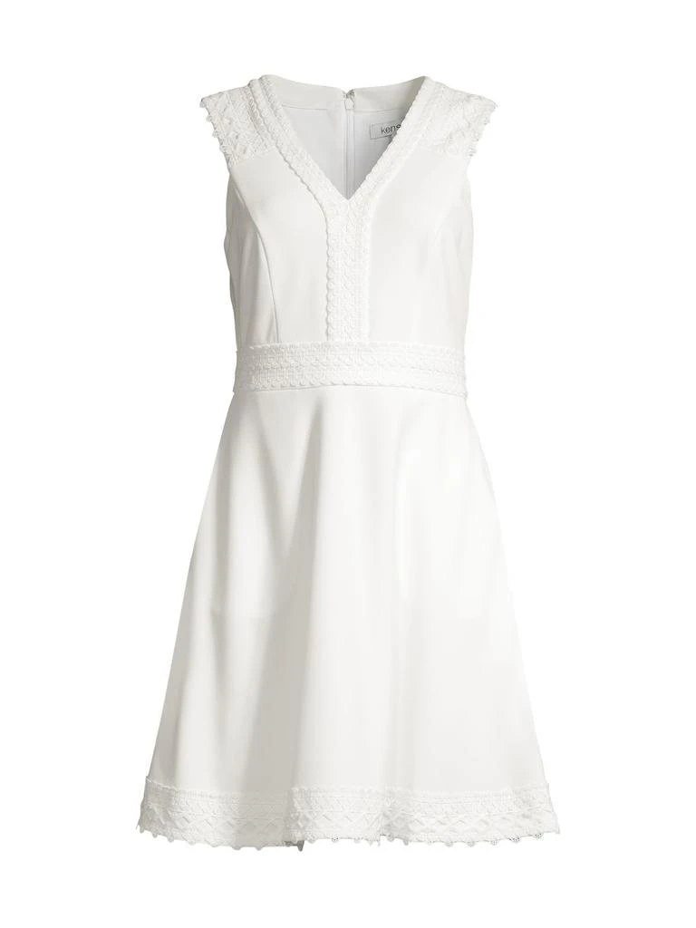 商品Kensie|​Sleeveless Trimmed A-Line Dress,价格¥317,第3张图片详细描述