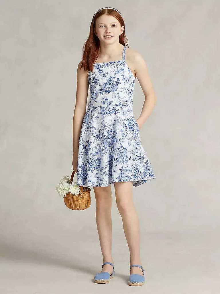 商品Ralph Lauren|Little Girl's &amp; Girl's Floral Toile De Jouy Dress,价格¥240,第5张图片详细描述