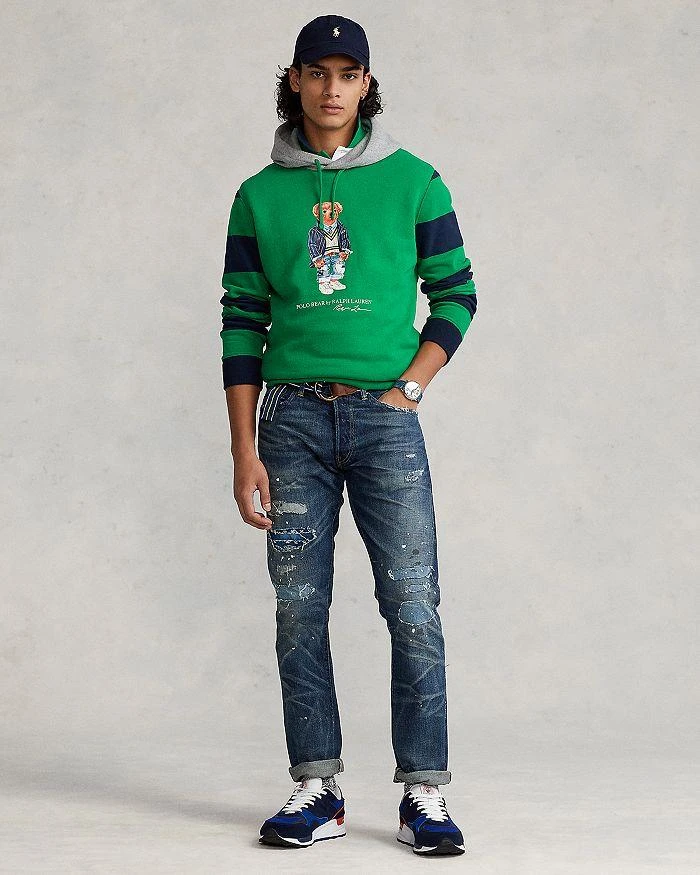 商品Ralph Lauren|Cotton Blend Fleece Polo Bear Print Hoodie,价格¥976,第2张图片详细描述