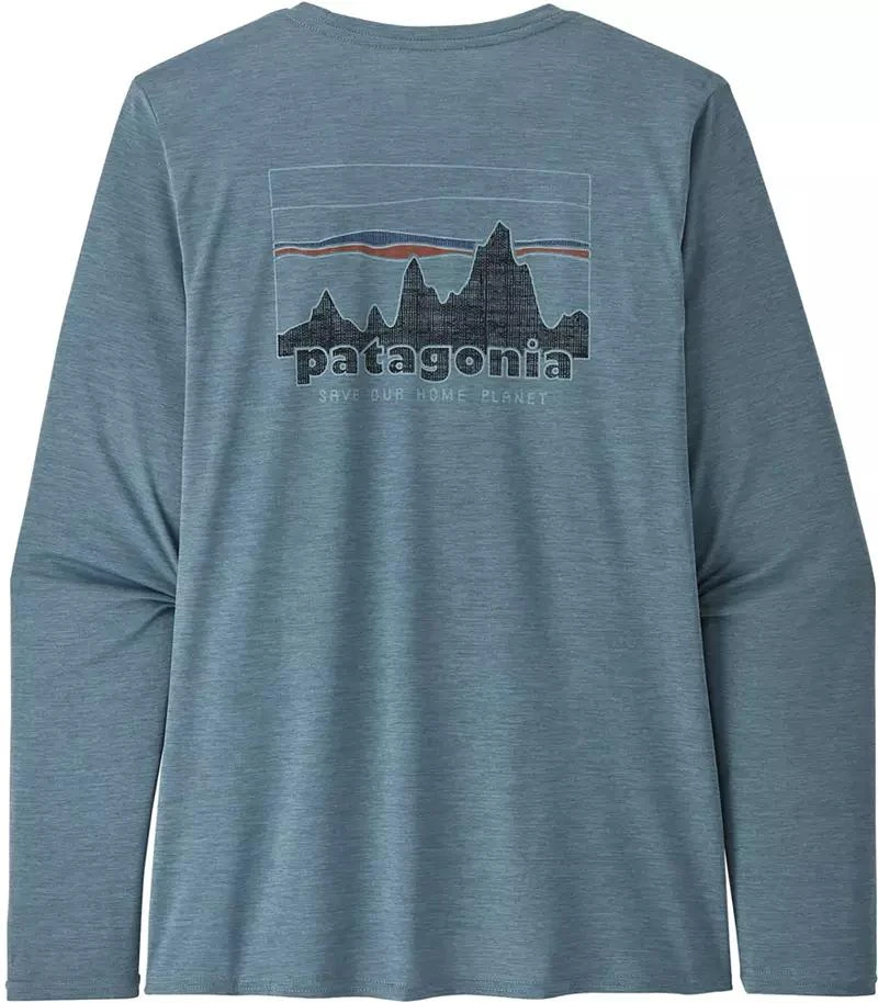 商品Patagonia|Patagonia Women's Capilene Cool Daily Long Sleeve Graphic Shirt,价格¥380,第4张图片详细描述