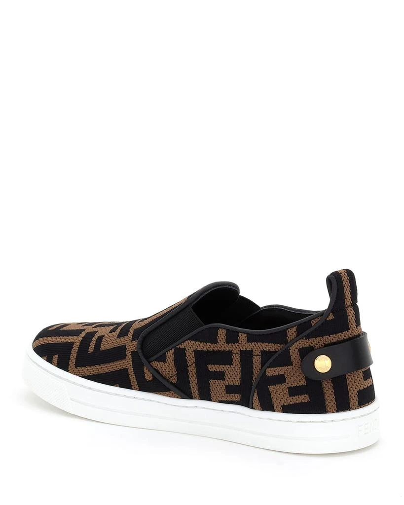 商品Fendi|Kid's Allover FF Logo Low-Top Sneakers,价格¥5367,第2张图片详细描述