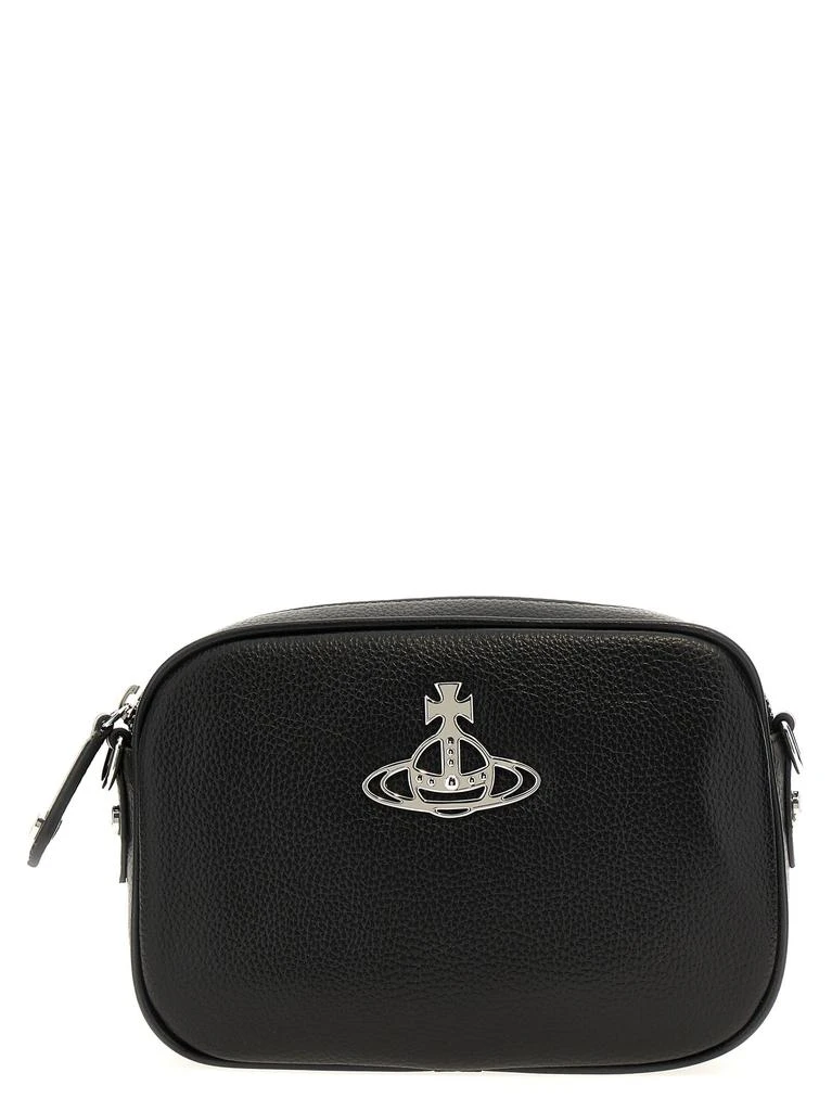 商品Vivienne Westwood|Anna Camera Bag Crossbody Bags Black,价格¥2141,第1张图片