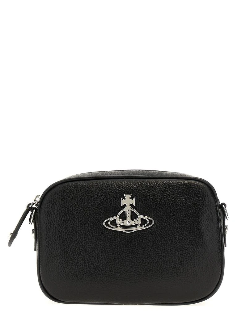 商品Vivienne Westwood|Anna Camera Bag Crossbody Bags Black,价格¥2176,第1张图片