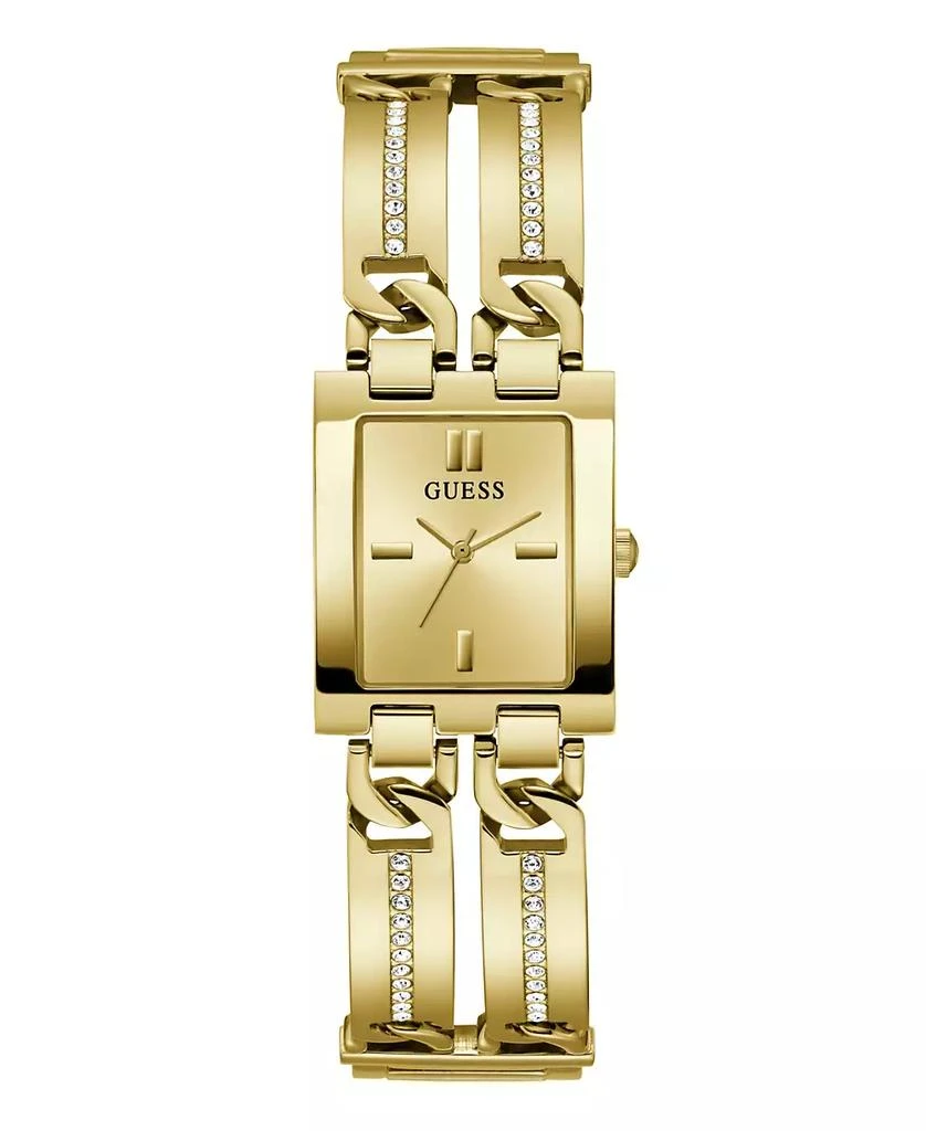 商品GUESS|Women's Analog Gold-Tone 100% Steel Watch 39mm,价格¥1025,第1张图片