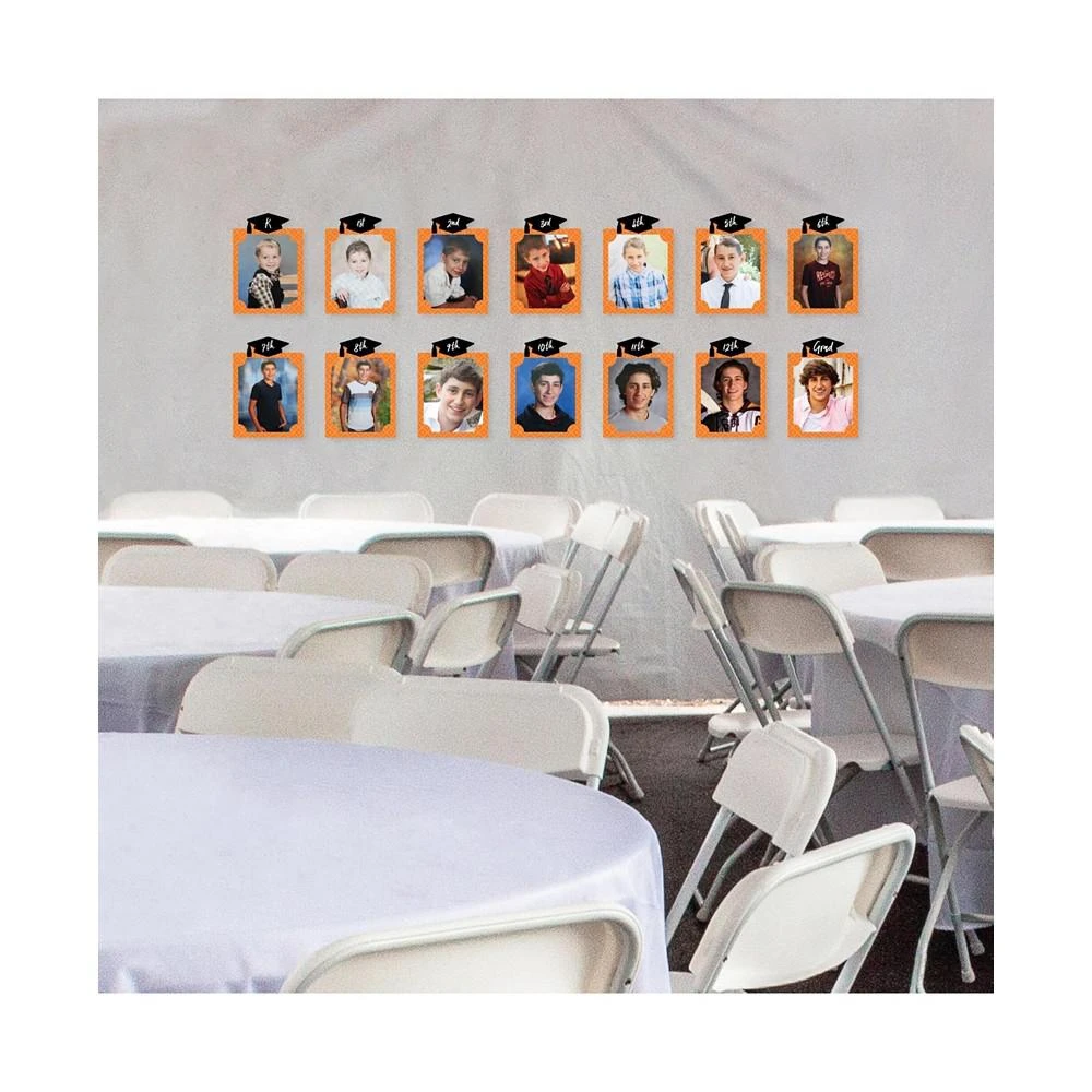 商品Big Dot of Happiness|Orange Grad - Best is Yet to Come - 8 x 10 inches K-12 School Photo Holder - DIY Graduation Party Decor - Picturific Display,价格¥224,第2张图片详细描述