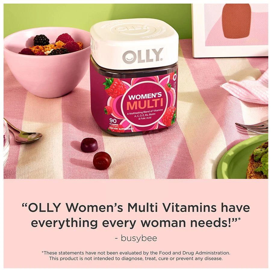 Olly 女士综合维生素 莓果口味 90粒 商品