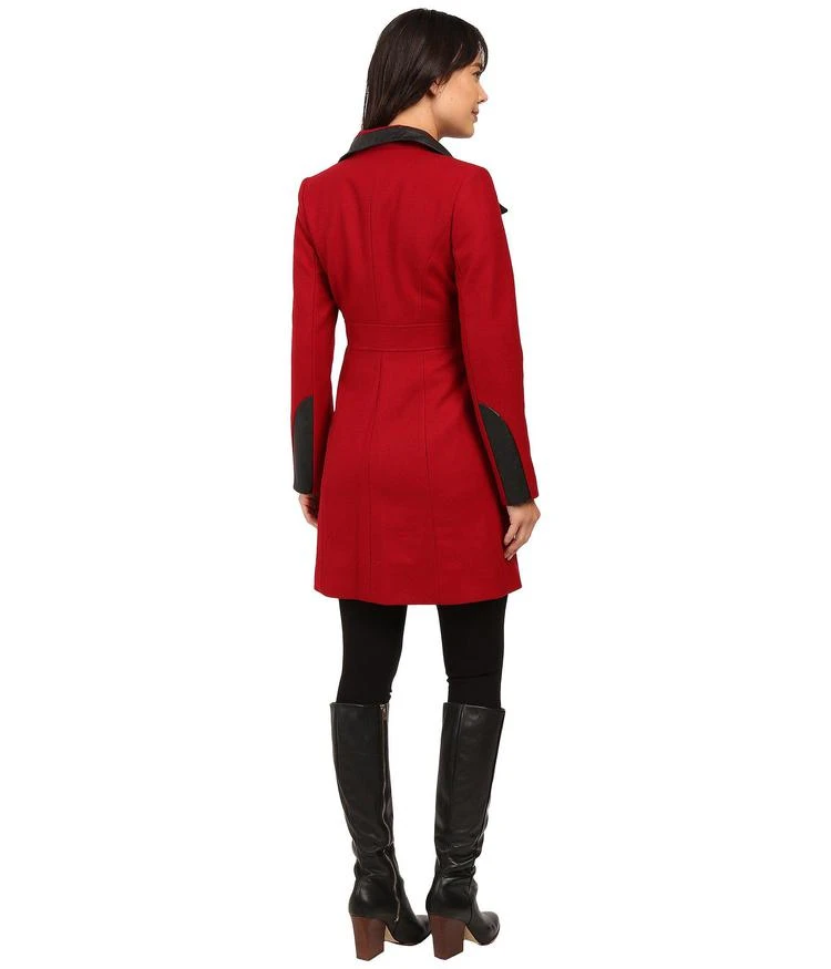 商品Via Spiga|Via Spiga Stand Collar with PU Detail 女士外套,价格¥542,第3张图片详细描述