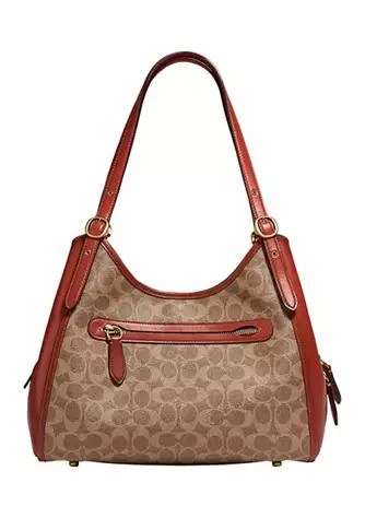 商品Coach|Coated Canvas Signature Lori Shoulder Bag,价格¥3412,第1张图片