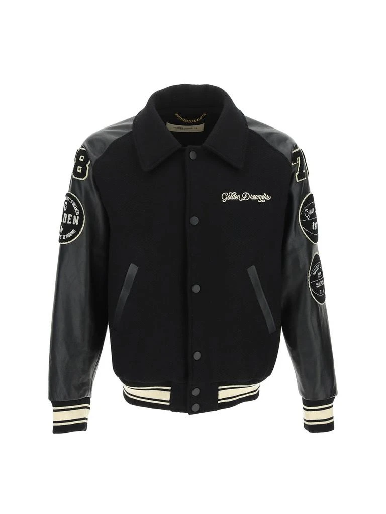 商品Golden Goose|Golden Goose Deluxe Brand Logo Embroidered Jacket,价格¥10151,第1张图片